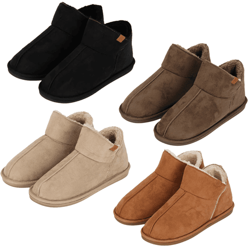 Apollo Pantoffels Dames Boots Suede Cognac-37/38