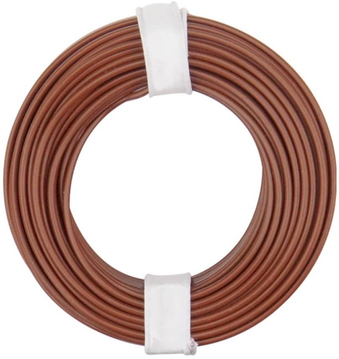 Donau Elektronik 175-018 Draad LiY 1 x 0.75 mm² + 1 x 0.75 mm² Bruin 1 stuk(s)