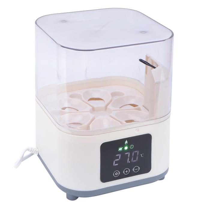 Broedeieren Incubator Mini Intelligente Thuisincubator voor Vogels en Eenden white