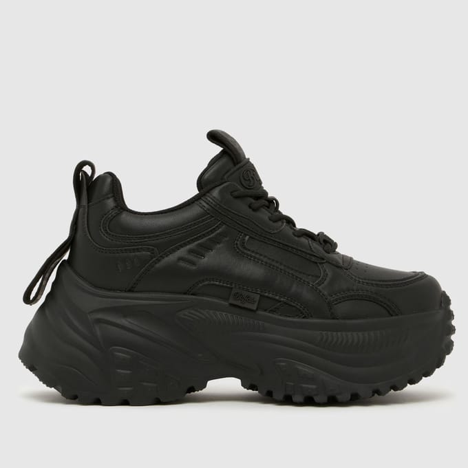 Buffalo Turbo One Dames Zwarte Sneakers