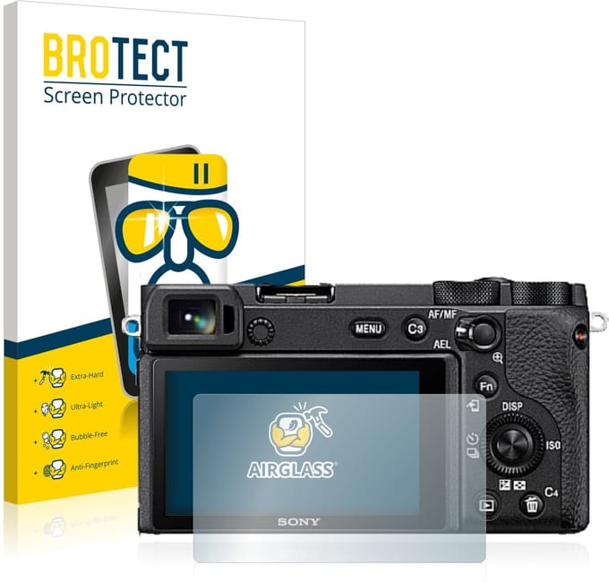 Screenprotector voor Sony Alpha 6600 Beschermglas transparant