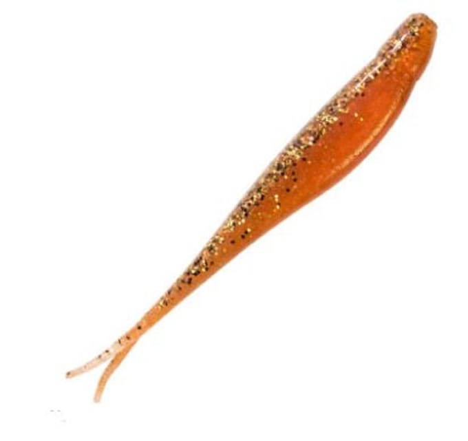Zman Soft Lure Jerk ShadZ 4 Inch 5/Pack Nieuwe Penny (4476) blue