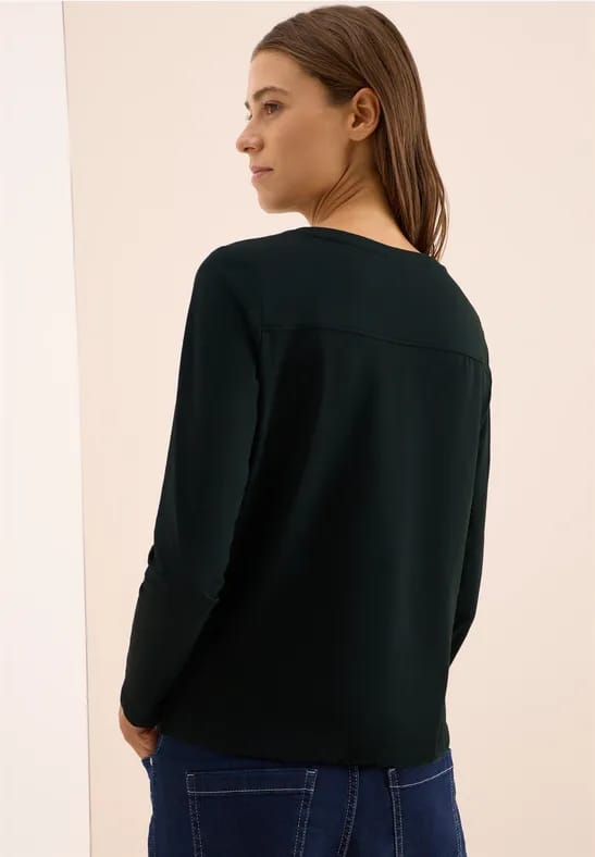 Shirt in effen kleur
