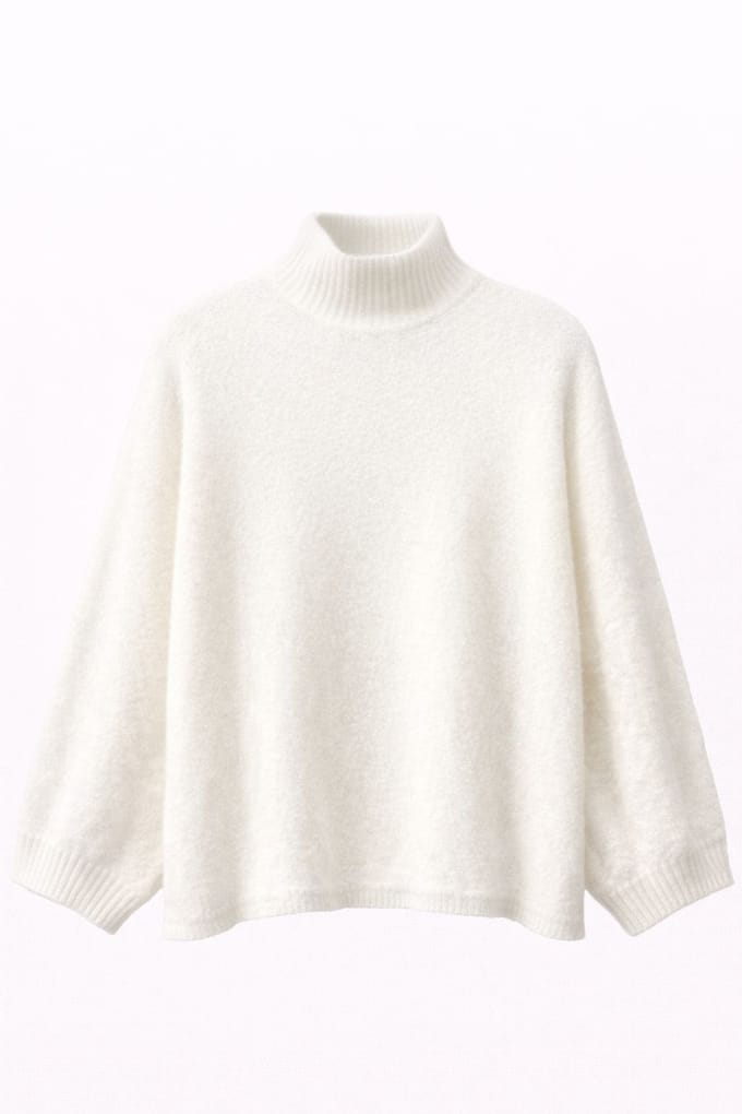 Oversized Geribbelde Coltrui