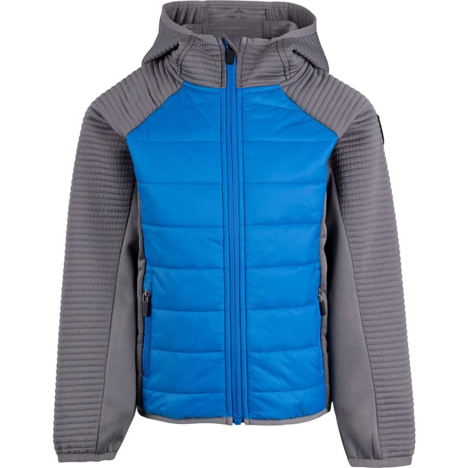 Trespass Roadie Hybride Jas voor kinderen (Blauw/Grijs)