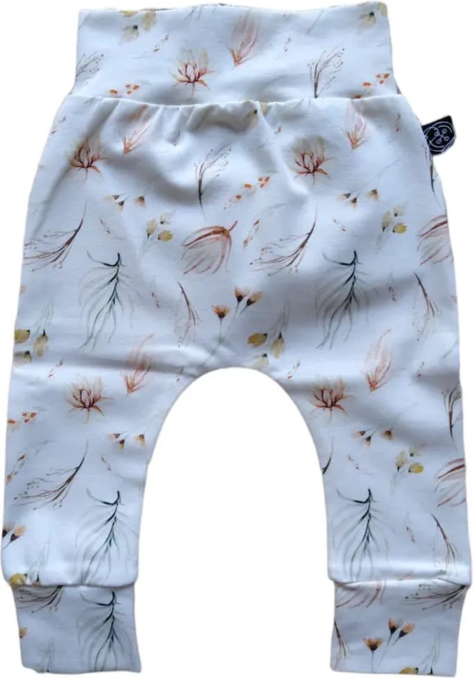 Broekje Boho Flower - Gebroken wit - Broekiezzz - Maat 56