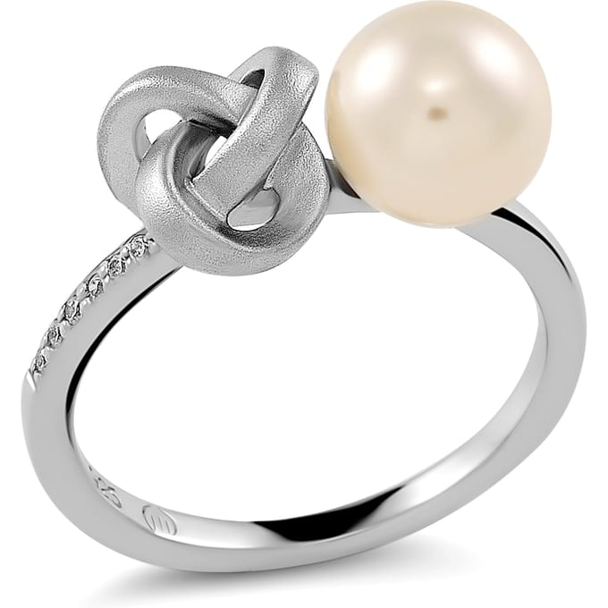 Orphelia 'Clara' Dames 925 Echt Zilveren Ring - Zilver ZR-7515