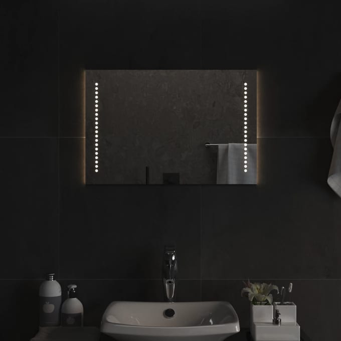 vidaXL - Badkamerspiegel - LED - 40x60 - cm