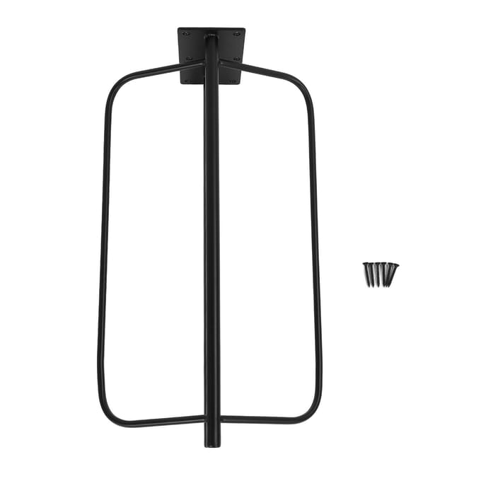 Support de selle en métal facile à installer support mural pour le rangement et l'organisation du matériel d'équitation black
