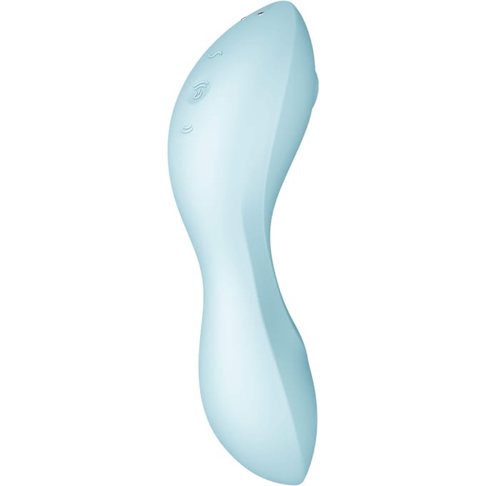 Satisfyer 'Curvy Trinity 5 Connect App', 16,5 cm, met app, 3 motoren, aan beide zijden bruikbaar