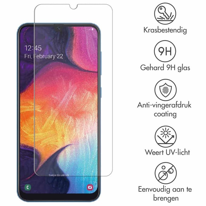 Accezz Screen Protector - Geschikt voor Samsung Galaxy A30s / A50 / M31 - Gehard Glas Screenprotector