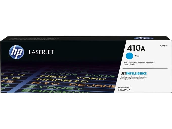 Tonercartridge hp cf411a 410a blauw
