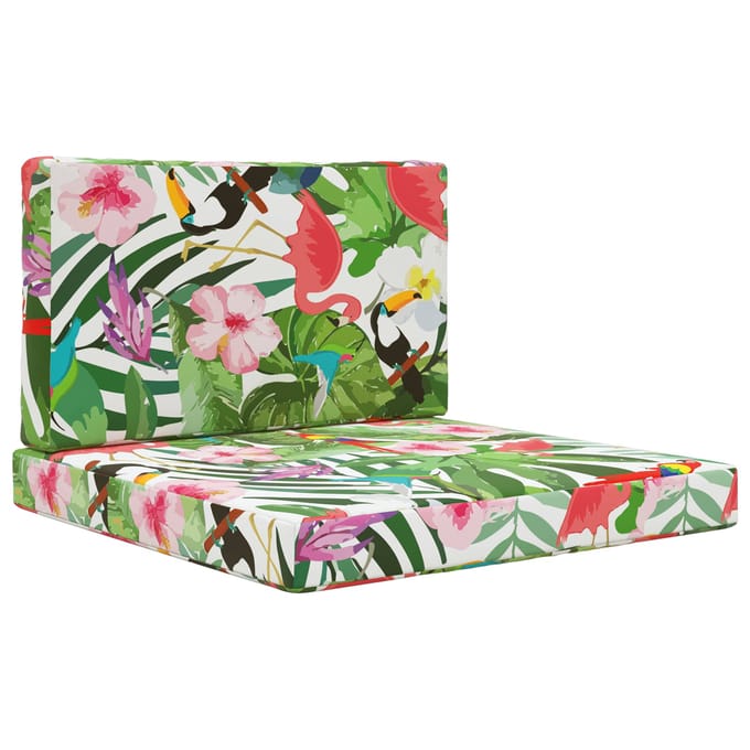 vidaXL - Buitenbankkussen - Polyester - kleurrijk - 80 - x - 80 - cm
