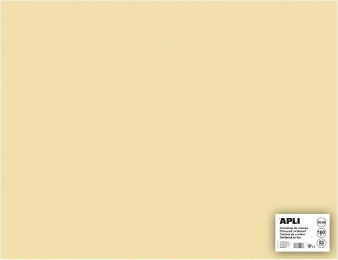 APLI  Créme Karton 50 x 65 cm 170 g/m² - 25 vel