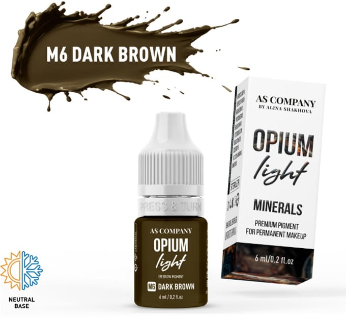 ASCompany Mineral M6 Dark Brown 6 ml – Brow Pigment