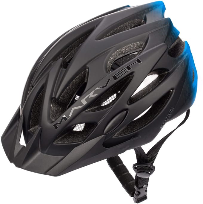 Meteor - Fietshelm - Marven 2 - maat M 55-58 cm zwart/blauw