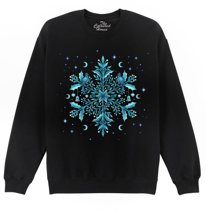 Sneeuwvlok Floral Snowflake The Coloured House Sweater S