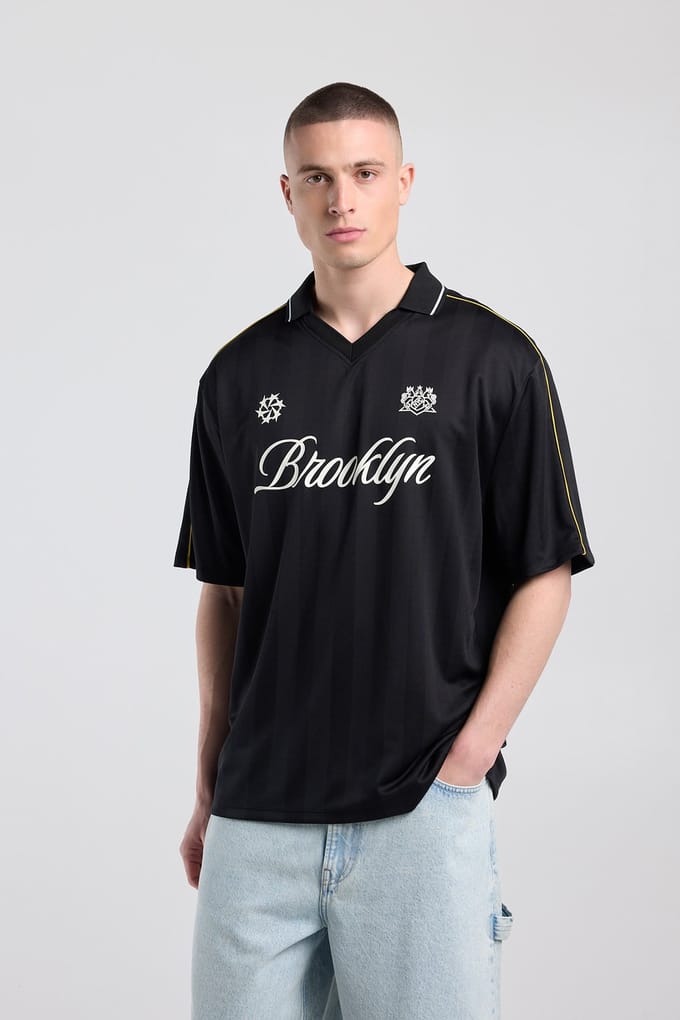 America Today Elmo Washed Black Größe: M | Bedruckte T-Shirts Outlet | Herren | Schwarz