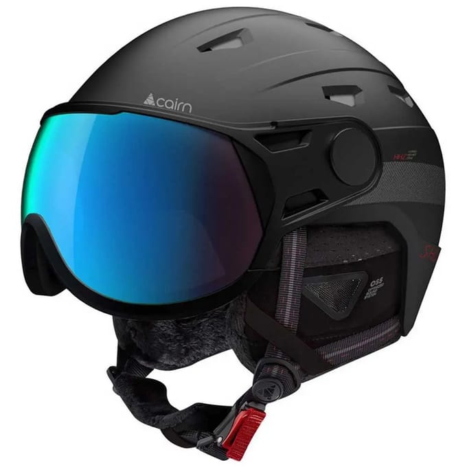 Cairn Shuffle S-visor Evolight Nxt Helm Met Vizier Zwart 59-61 cm