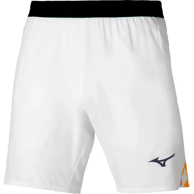Mizuno Daybreakers Amplify 8in Shorts Heren-Wit,Citroengeel