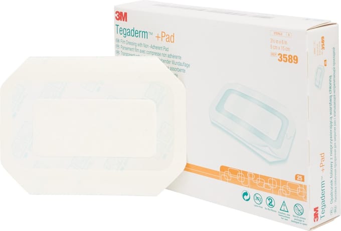 Tegaderm + Pad 3m Transp Steril 9cmx15cm 25 stuks