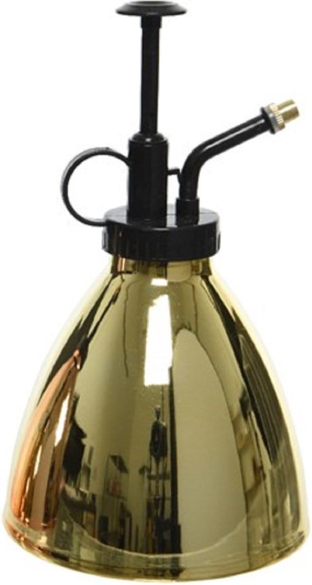 Luxe gouden waterverstuiver/plantenspuit/vernevelaar 17 cm