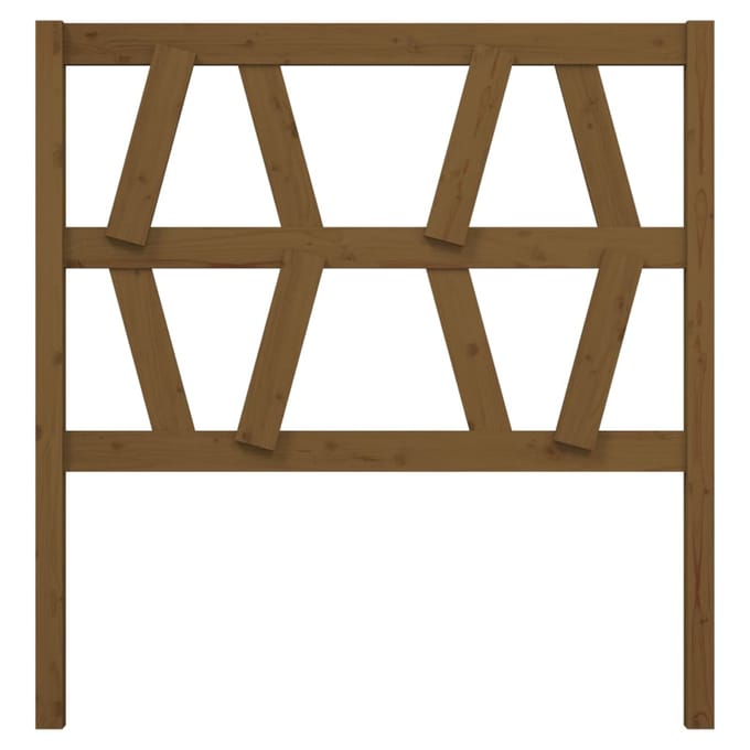 vidaXL - Hoofdbord - 81x4x100 - cm - massief - grenenhout - honingbruin