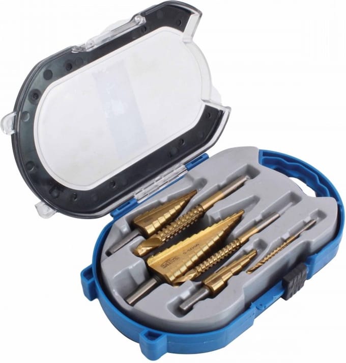 Satra S-SDS6 Serie - Conische en Freesboren Set - HSS Staal - TiN Coating - 4-30 mm