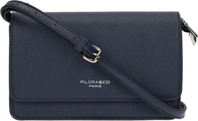 Flora & Co Kleine Crossbodytas / Schoudertas Dames - Sara - Blauw