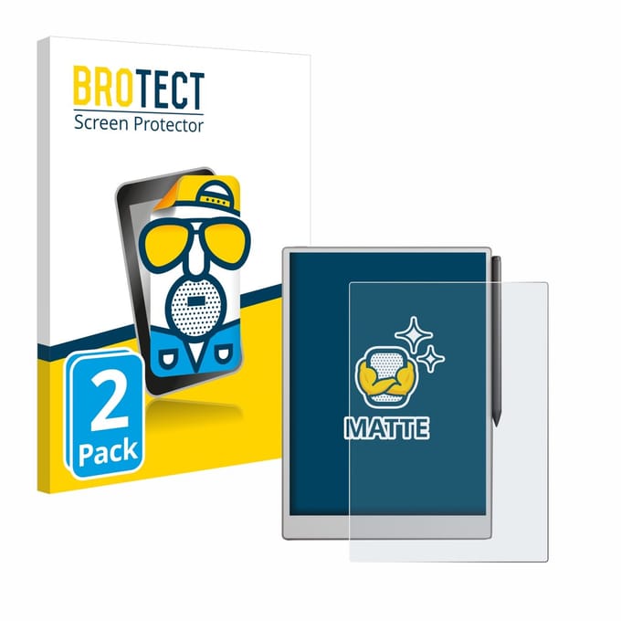 BROTECT - Screenprotector voor reMarkable Paper Pro - Folie Beschermfolie matte 2 Stuks