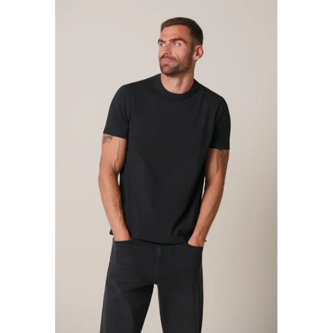 Profuomo Ppxt30001a t-shirt crew neck short sleeve black