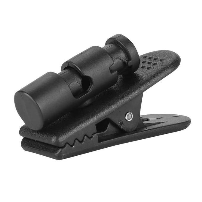 2 STUKS Zwarte Oortelefoon Hoofdtelefoon Headset Oortelefoon Oordop Groot Clip Klem black