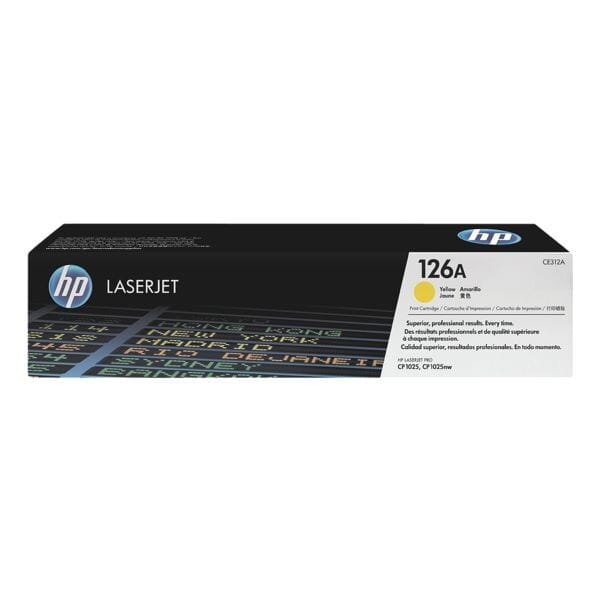HP 126A - Originele Tonercartridge - Geel - Standaard Capaciteit