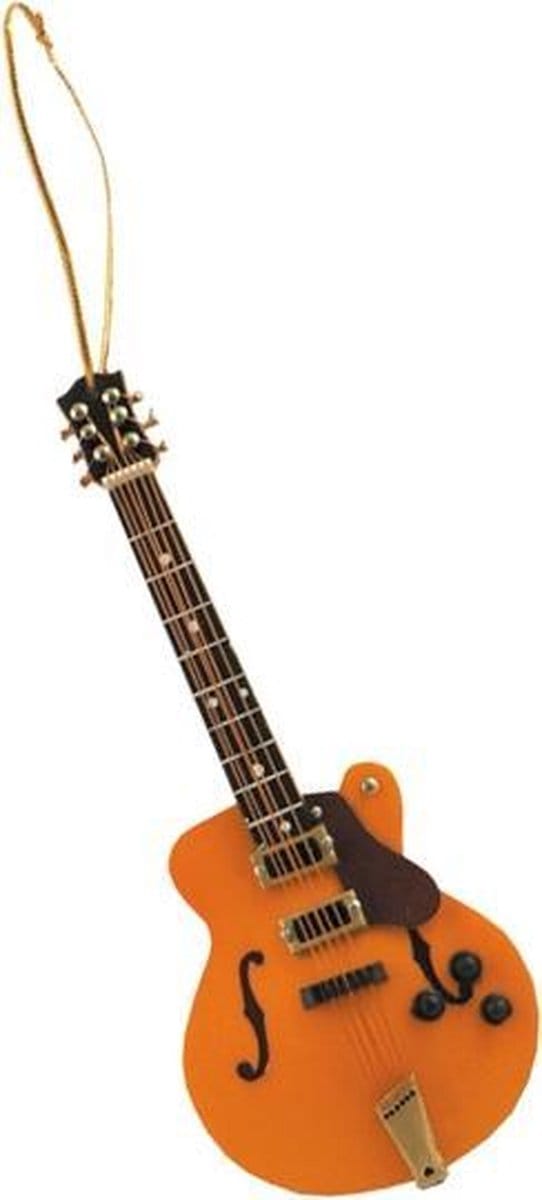 Kerstversiering hollow body gitaar