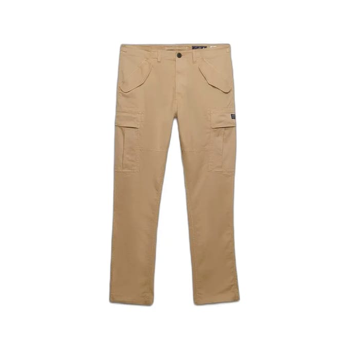 Superdry Slim Taper Cargobroek Beige 32 / 32 Man
