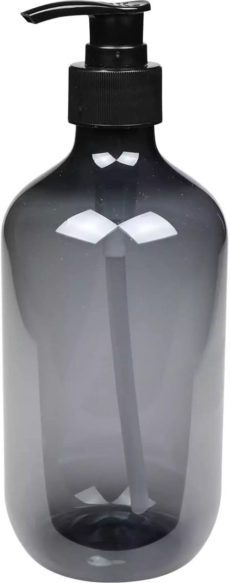 Benson Zeepdispenser - blauwgrijs - 500 ml - zeeppompje - D7 x H19 cm