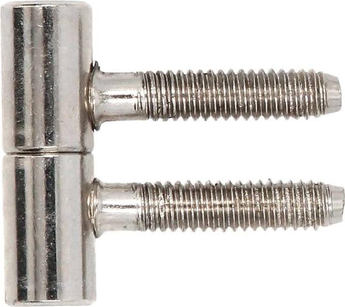 Meubelboorscharnier - Vernikkeld Staal - Ø 9x30 Mm - 2 Stuks