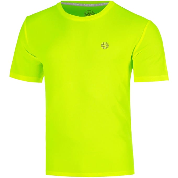BIDI BADU Solid T-shirt Jongens-neongeel
