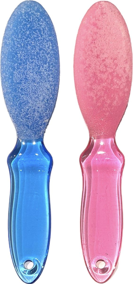 Voetvijl - Eeltvijl - 2-Zijdig - Blauw/Roze - Set 2 Stuks (533)