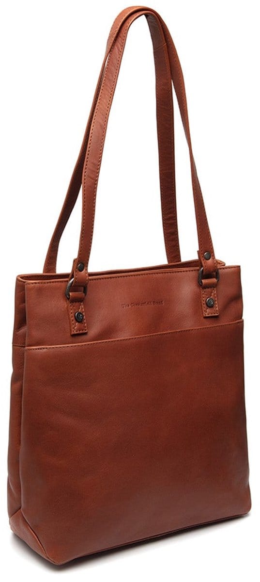 Chesterfield Raynor Waxed Pull Up Shopper - Cognac