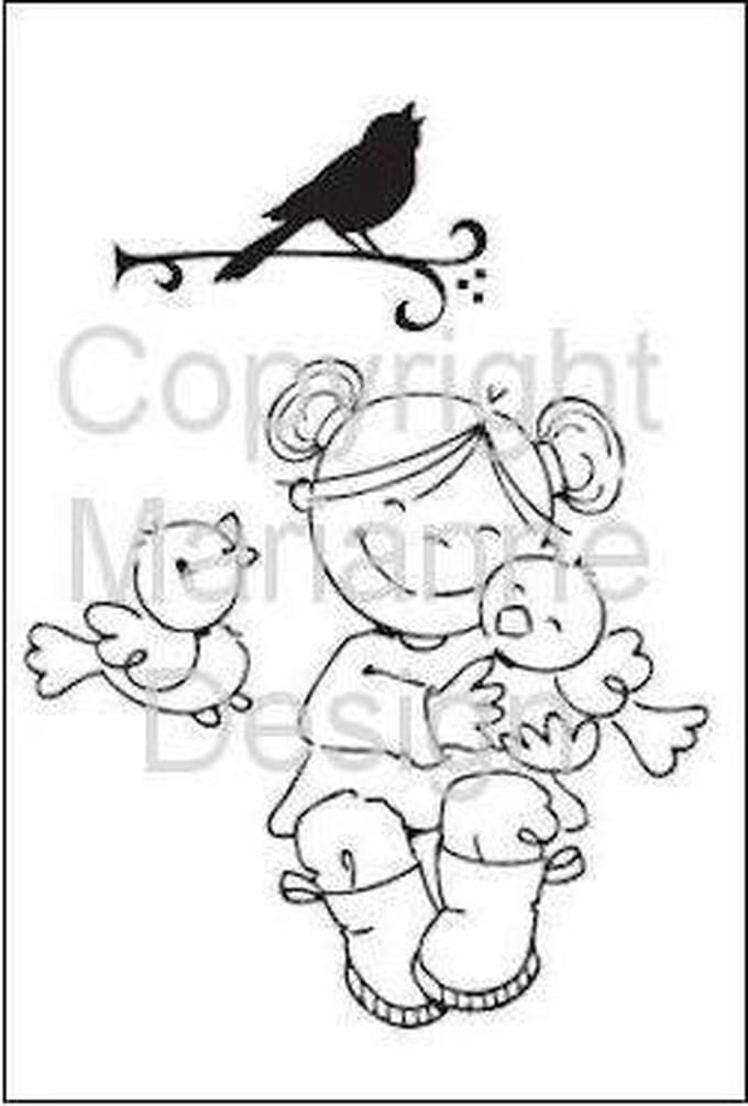 Marianne Design Stempel Turtle dove EC0117