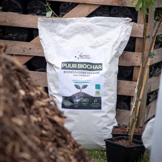 Better Carbon - Biochar - Bodemverbeteraar - 30L - 6 kg - Geproduceerd in Nederland