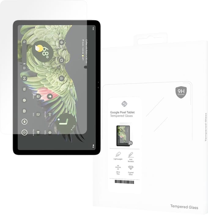 Cazy screenprotector geschikt voor Google Pixel Tablet - Screenprotector Tablet Glas - 2 Stuks