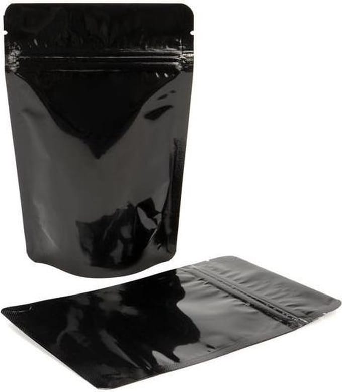 Stazakken Zwart 10x6x15cm | 57 gram (100 stuks)