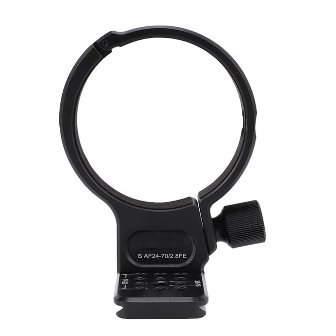 Statiefmontagering Geschikt voor Samyang AF24 70mm F2.8 Lens Aluminiumlegering Ondersteuningskraag 69mm Snelkoppelingsplaat black