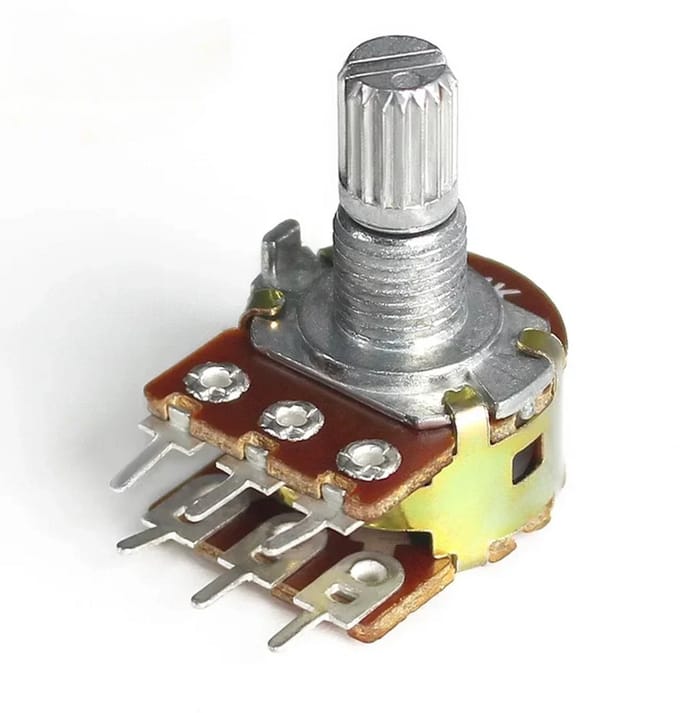 OTRONICÂ® Dubbele Potmeter 50K Lineair Stereo 6 pins