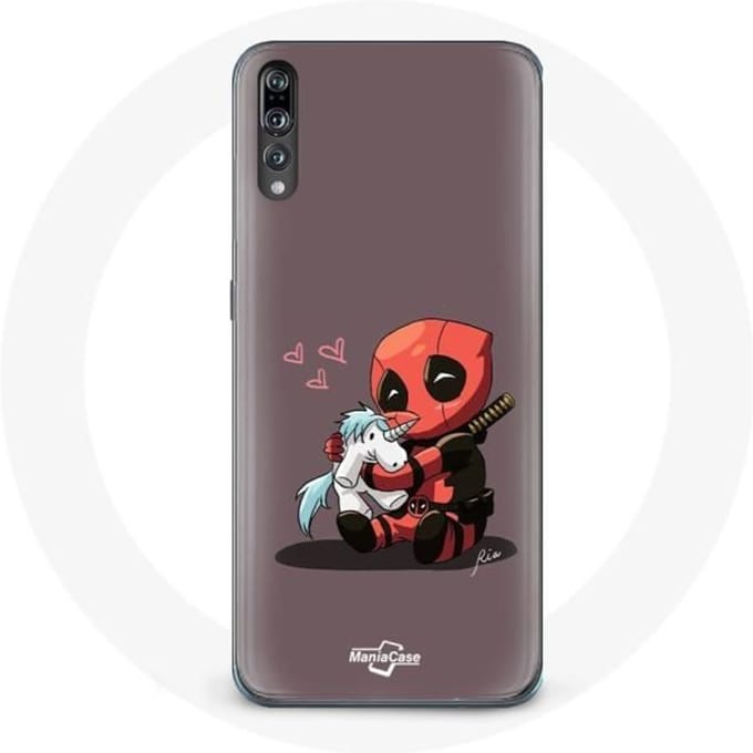 Coque pour Huawei p20 DeadPool Unicorn Licorne