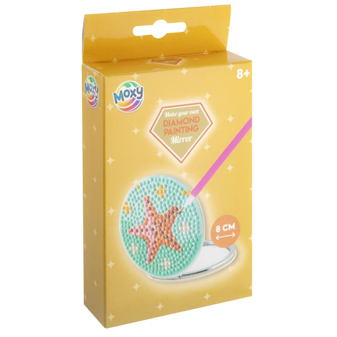 diamantverven spiegel maken 8cm 3 assorti