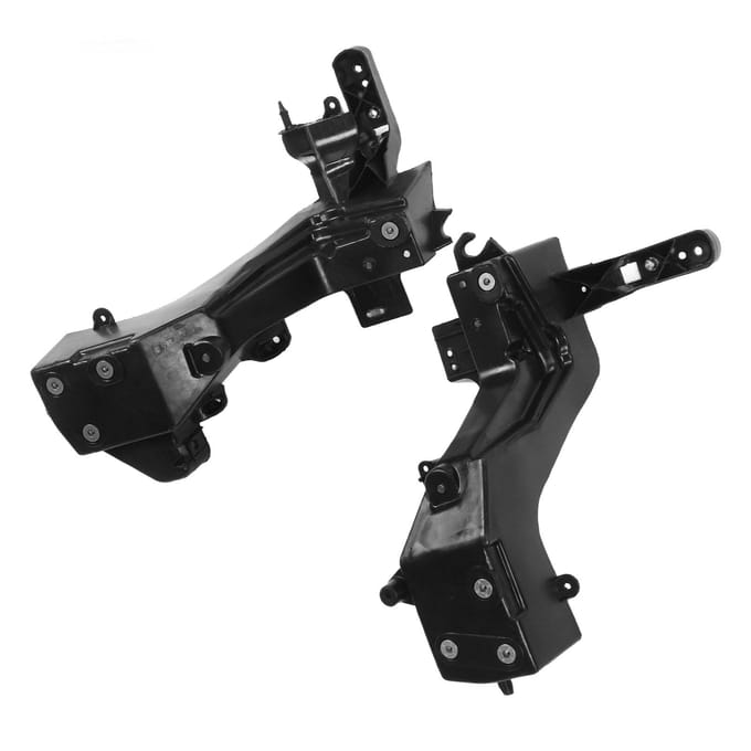 2 pièces Support de phare de voiture 68223400AA Ajustement précis Remplacement pour Jeep Grand Cherokee black