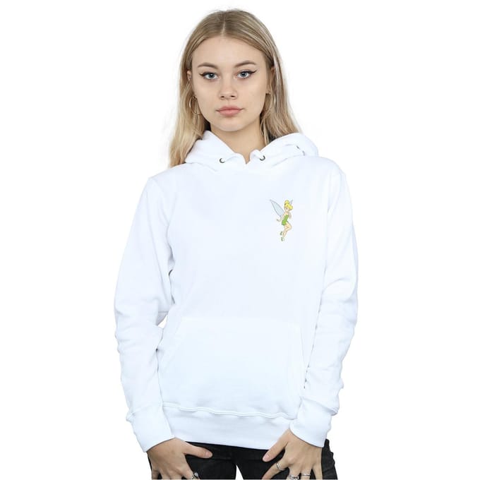 Disney Dames/Dames Tinkerbell borsttrui (Wit)